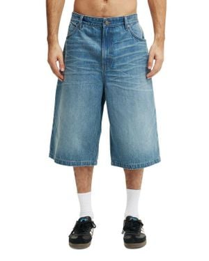 Cotton On Super Baggy Jort - Blue