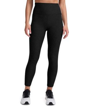 Beyond Yoga Space Dye High Waist Midi Leggings - Black