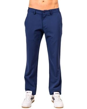 Maceoo Resistance Slim Fit Pants - Blue