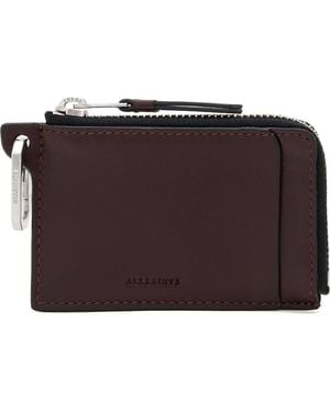 AllSaints Remy Leather Wallet - Brown
