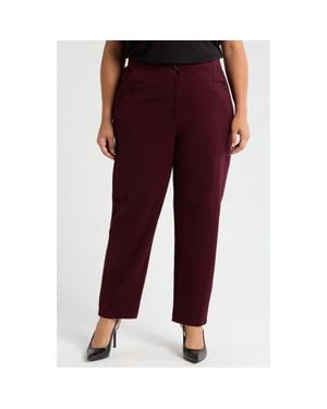 UNIVERSAL STANDARD Audrey Ponte Pants - Red