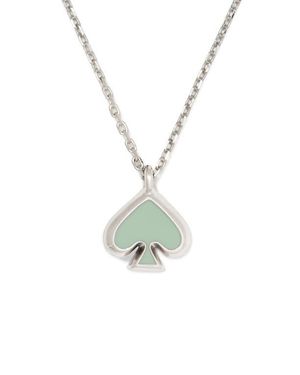 Kate Spade Mini Spade Pendant Necklace - Blue