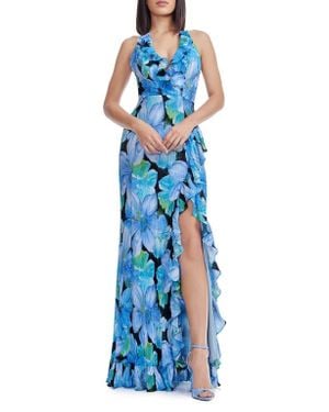 strapless open back dress Sandra Gown – Dress the Population