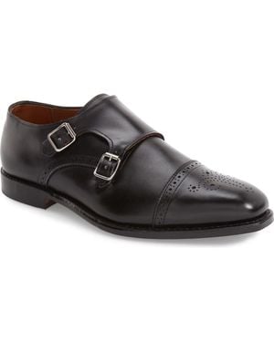 Allen Edmonds St. Johns Double Monk Strap Shoe - Black