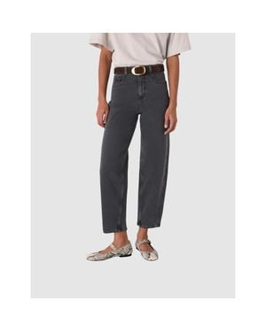 Whistles Stretch Barrel Leg Jeans - Blue