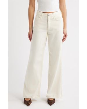 Rag & Bone Andi High Waist Wide Leg Jeans - Natural