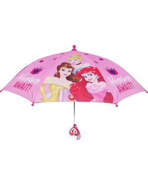 Disney Princess Adventures Await Kids Umbrella - Pink