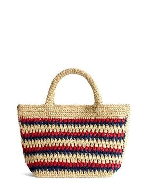 Madewell The Woven Mini Tote - Red