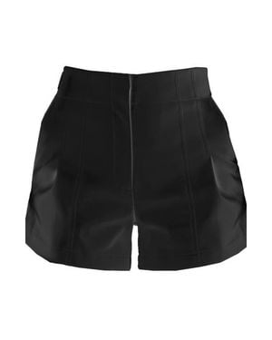 LBLC The Label Tanya Vegan Leather Short - Black