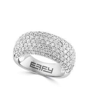 Effy Pavé Diamond Dome Ring - Gray