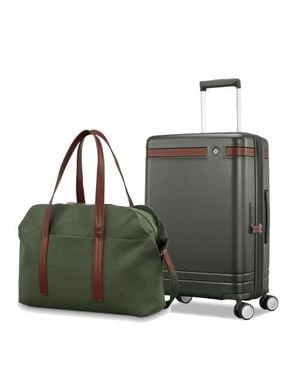 Samsonite Virtuosa 2 Piece Set Weekender & 21 Carry On Luggage - Green