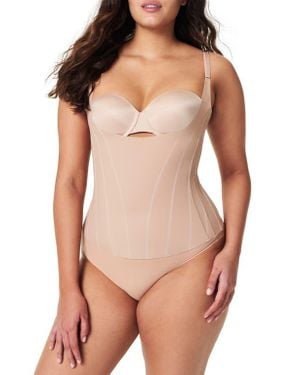 Spanx Spanxsculpt Totalcontour Open Bust Camisole - Natural