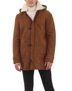 Gorski Genuine Shearling Parka - Brown