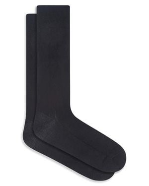Bugatchi Diamond Cluster Dress Socks - Blue