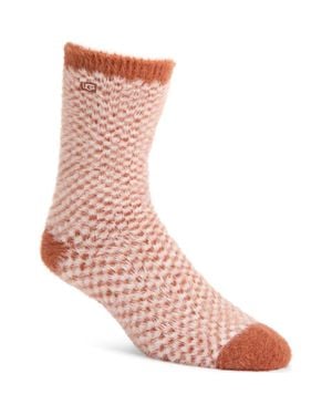 UGG Brevin Crew Socks - Pink