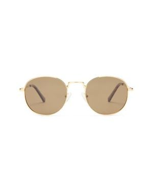 Le Specs Lost Legacy 51Mm Gradient Round Sunglasses - Natural