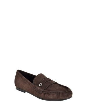 Guess Raivoo Penny Loafer - Brown