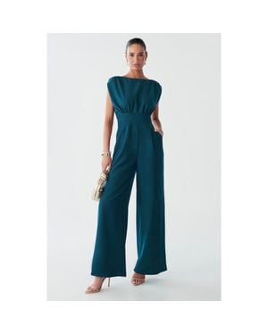 BWLDR Stella Jumpsuit - Blue