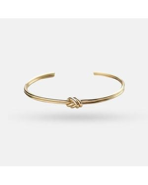 Ivy & Pearl Co. The Reverie Knot Cuff - Metallic
