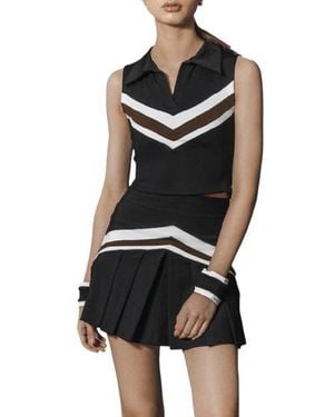 PORT DE BRAS Serena Top - Black