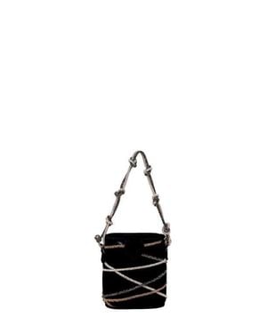Simitri Mini Bucket Bag - Black