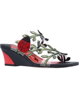 J. Reneé Coccinella Wedge Sandal - Blue