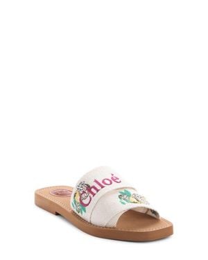 Chloé Woody Slide Sandal - Multicolor
