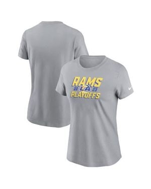 Nike Los Angeles Rams 2023 Nfl Playoffs Iconic T-Shirt - Gray