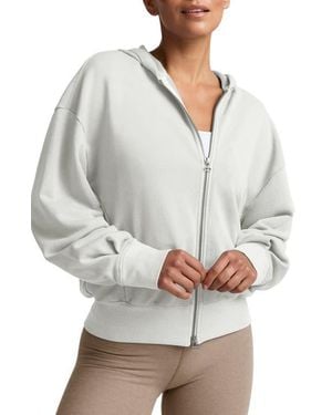 Beyond Yoga Fade Out Full Zip Hoodie - Gray