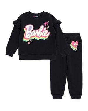Barbie 2-Piece Fleece Sweatshirt And Sweatpants Set - Blue