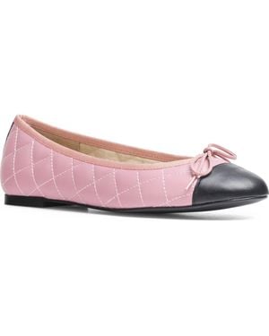 Jon Josef Belle Quilted Ballerina Flat - Pink