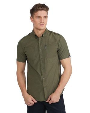 Ecko' Unltd Hematite Short Sleeve Woven Shirt - Green