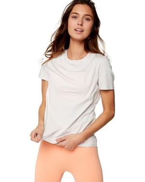 Rebody Active Pima Go Short Sleeve Top - White