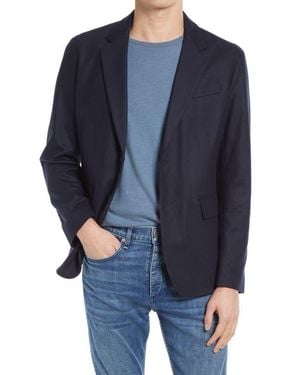 Rag & Bone Deconstructed Razor Wool Blend Blazer - Blue