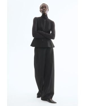 H&M Peplum Waistcoat - Black