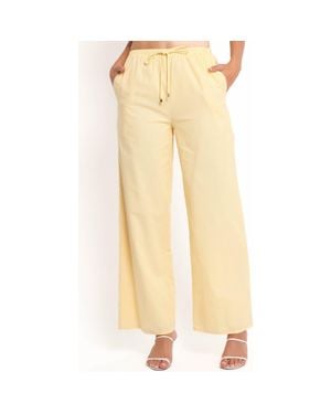 Petal & Pup Ember Cotton & Linen Pants - Natural