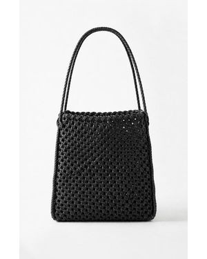 BrunnaCo Julian Recycled Market Tote Bag - Black