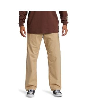 Quiksilver Dna Beach Organic Cotton Twill Pants - Brown