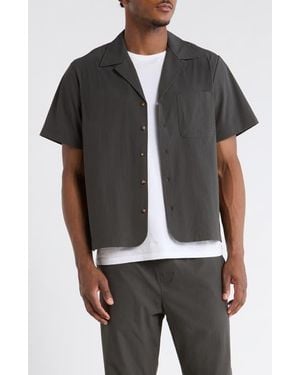 RIZORT Tim Stretch Nylon Camp Shirt - Black