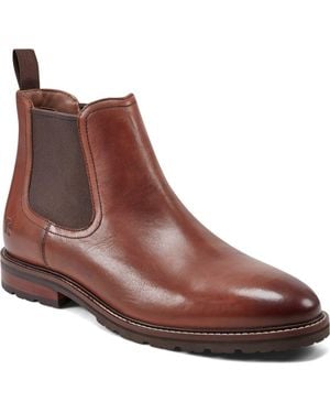 Rockport Gored Chelsea Leather Boots - Brown