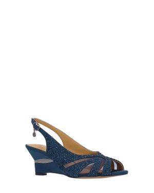 J. Reneé Lovela Slingback Wedge Sandal - Blue
