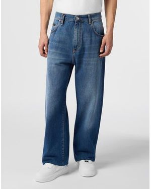 Philipp Plein Beach Boy Fit Jeans Basic - Blue