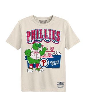 Mitchell & Ness Preschool Philadelphia Phillies Step Back Up T-Shirt - Pink