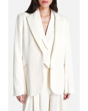 Twp Next Boyfriend Blazer - White