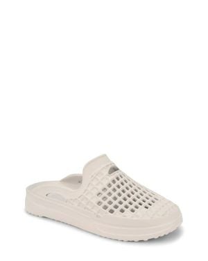 Lusso Cloud Scenario Perforated Clog - White