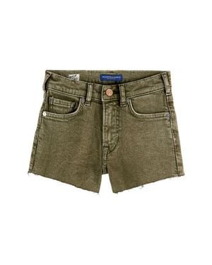 Scotch & Soda Kids' Ray Relaxed Denim Shorts - Green