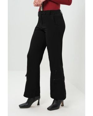 Anatomie Madonna Mid Weight Wide Leg Pant - Black