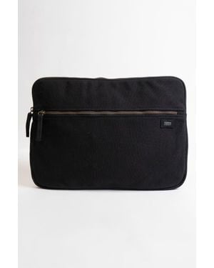 Terra Thread 15.6-Inch Organic Cotton Laptop Sleeve - Black
