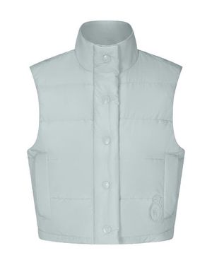 Williams Athletic Club Luna Quilted Crop Vest - Blue