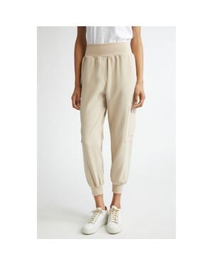 Cinq À Sept Giles Crepe Cargo Pants - Natural